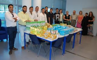 Food collection organised by the CAG and the Philadelphia Evangelical Church. Copyrights: Torres Vedras Municipality